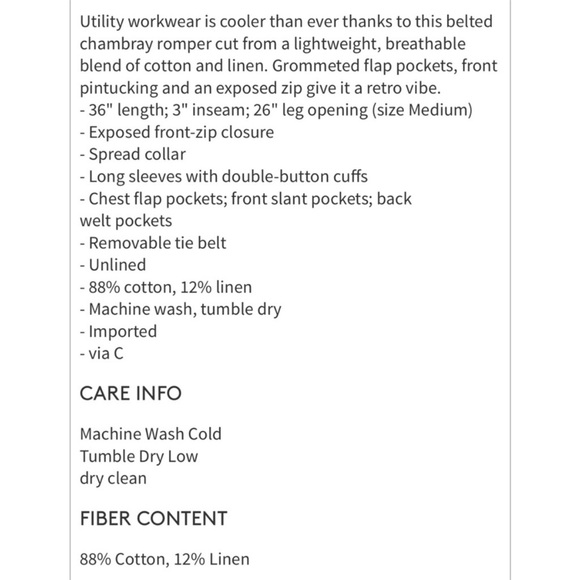 Veronica beard Keenan denim romper - Picture 4 of 4